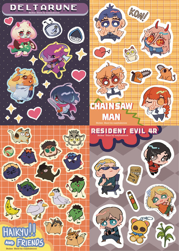 Sticker Sheet Examples