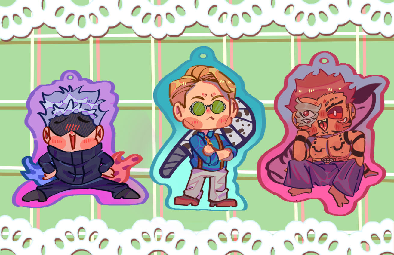 JJK Mentors + Sukuna Charm Sample